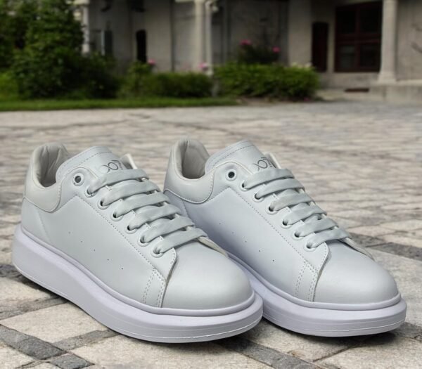 Yüksek Taban Bağcıklı Sneaker Günlük Ayakkabı - Görsel 5