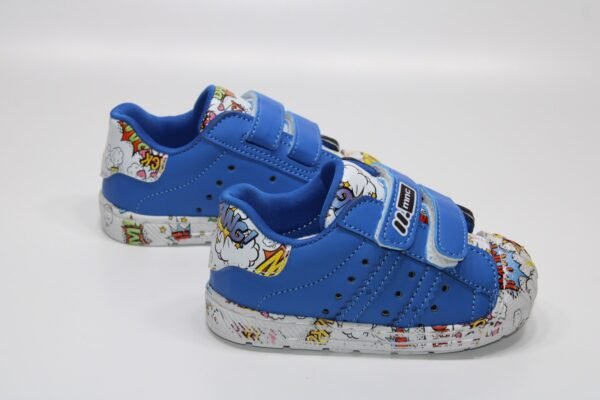 ORTOPEDİK ÇOK HAFİF TABAN ÇİFT CIRTLI KOLAY GİYİM ÇİZGİ KARAKTER BASKILI ÇOCUK GÜNLÜK BEBE SNEAKER - Görsel 23
