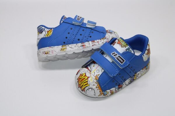 ORTOPEDİK ÇOK HAFİF TABAN ÇİFT CIRTLI KOLAY GİYİM ÇİZGİ KARAKTER BASKILI ÇOCUK GÜNLÜK BEBE SNEAKER - Görsel 21